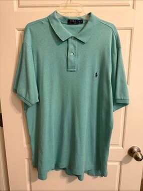 Polo by Ralph Lauren Men’s Polo Shirt - Aqua